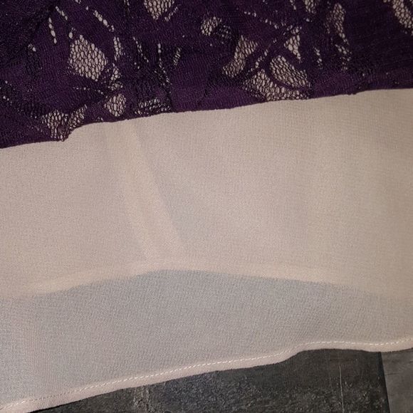 ⭐NWT NY Julian Taylor lace plum dress - Picture 5 of 9